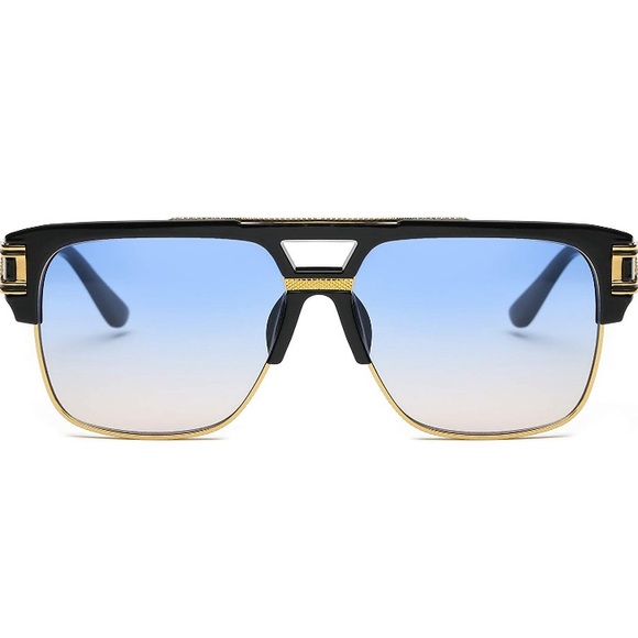 ✨ MEN’S  BLACK & BLUE MIAMI SUNGLASSES Glasses.✨ - Picture 2 of 5
